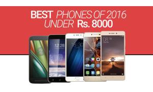 Best Smartphones of 2016 Under Rs. 8000