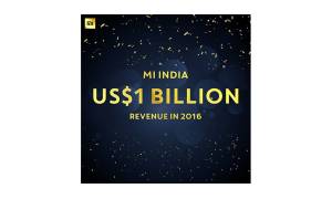 Xiaomi India has just hit $1 Billion revenue mark in 2016