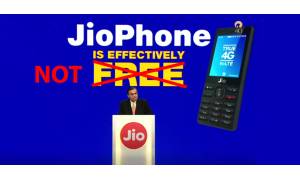 Effectively Free JioPhone isn’t really Free. Users have to Spend Minimum Rs. 4500 in 3 Years