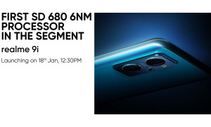 Realme 9i launching in India on January 18 with 6.6-inch FHD+ 90Hz display, Snapdragon 680 SoC, 6GB + 5GB Virtual RAM