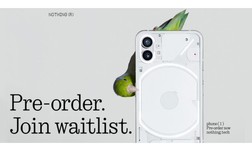 Nothing phone (1) pre-order registrations open for invite-only to join the waitlist before the launch