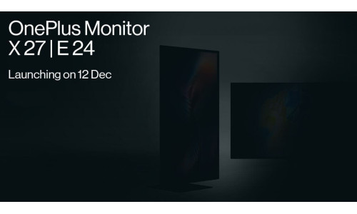 OnePlus Monitor X 27 and E 24 launching in India on December 12 with Premium Display, sleek bezels