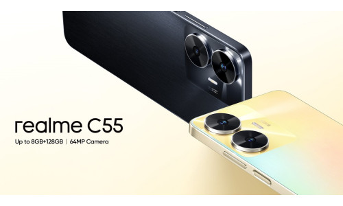 Realme C55 launched in India starting at Rs.10,999 with 6.72-inch FHD+ 90Hz display, Helio G88 SoC, up to 8GB+8GB virtual RAM