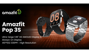 Amazfit Pop 3S launching in India soon with 1.96-inch AMOLED display, Bluetooth calling, 12 days of battery life
