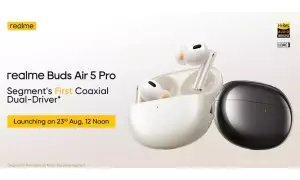 Realme Buds Air 5 Pro launching in India on August 23 with Dual Drivers, LDAC, ANC Support