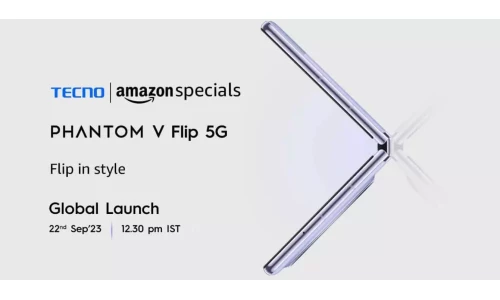 TENCO PHANTOM V Flip 5G to be launched on September 22 with Dimensity 1300 SoC; Teaser Out
