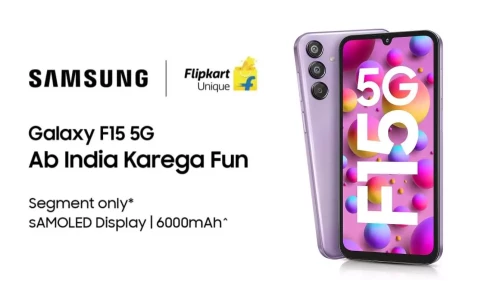 Samsung Galaxy F15 5G launched in India at Rs.12,999 with 6.5-inch FHD+ 90Hz AMOLED display, Dimensity 6100+ SoC, 6GB+6GB Virtual RAM