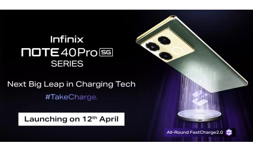 Infinix Note 40 Pro 5G Series launching in India on April 12 with 6.78-inch FHD+ 120Hz curved AMOLED display, up to 100W fast charging