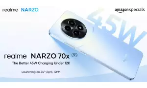 Realme narzo 70x 5G launching in India on April 24 with 120Hz AMOLED display, IP54 rating