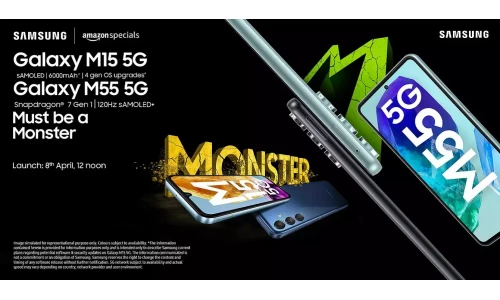 Samsung Galaxy M55 5G and Galaxy M15 5G launching in India on April 8; Pricing surfaced